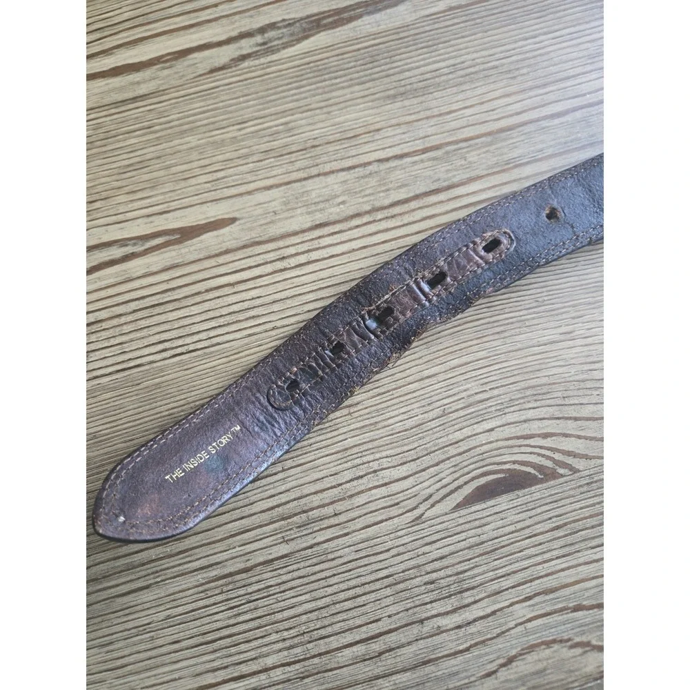 Ariat Diesel Brown Rowdy Leather Belt Strap Size 46 Mens A10004305